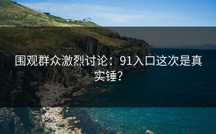围观群众激烈讨论：91入口这次是真实锤？